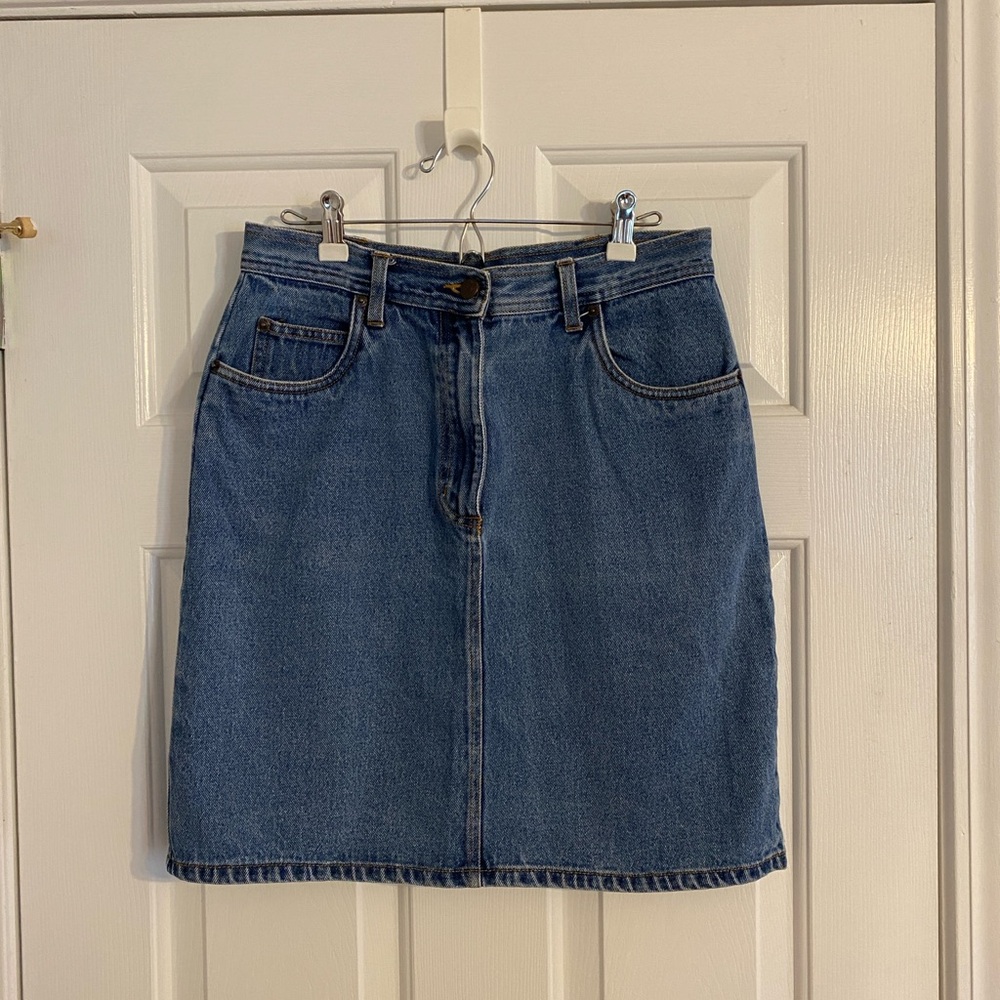 Vintage Jean Skirt Size 8